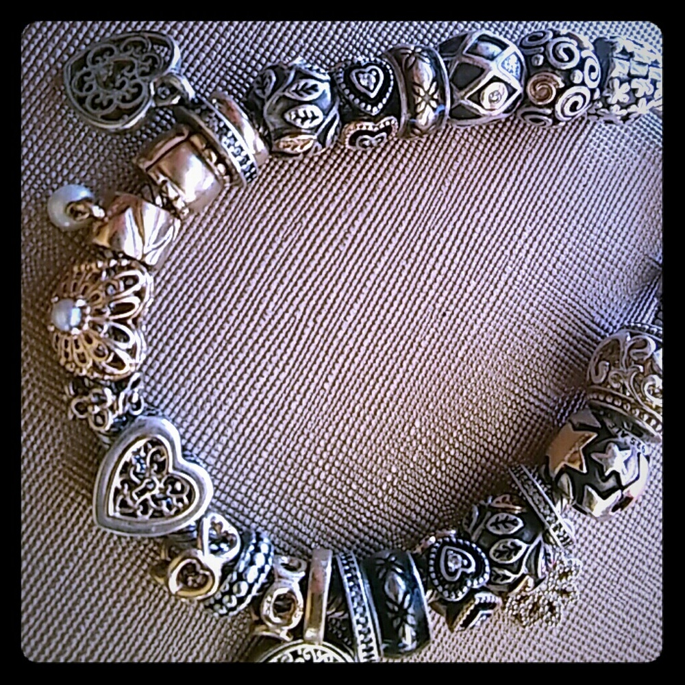 100% Authentic 2-toned Pandora charms.